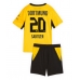 Borussia Dortmund Marcel Sabitzer #20 Barnkläder Hemma matchtröja till baby 2026-27 Kortärmad (+ Korta byxor) Billigt